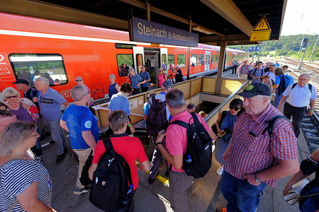 Bahnhof Steinach &ndash; (11.08.2019, Michael Kronau &copy;&nbsp;Michael Kronau)