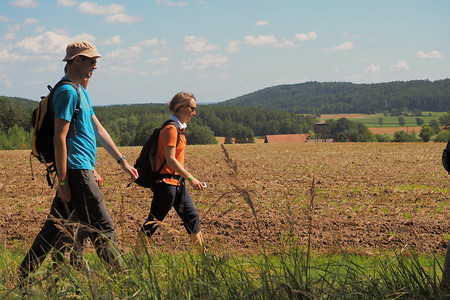 Wandern entlang des Feldes &ndash; (11.08.2019, U. Buescher &copy;&nbsp;VGN GmbH)