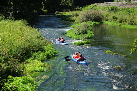 Kanufahrer auf der Wiesent &ndash; (23.08.2019, S. Dassler &copy;&nbsp;VGN GmbH)
