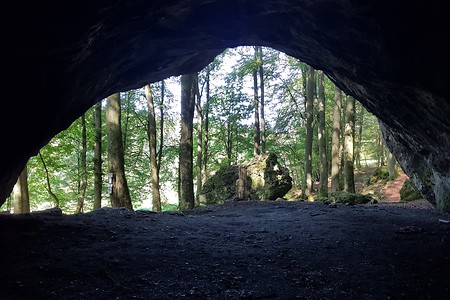 Ausblick Oswaldhöhle &ndash; (23.08.2019, S. Dassler &copy;&nbsp;VGN GmbH)