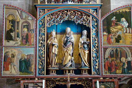 Altar aus dem Münster, Heilsbronn &ndash; (16.02.2009, VGN &copy;&nbsp;VGN GmbH)