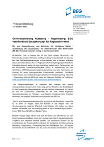 Generalsanierung Nürnberg - Regensburg