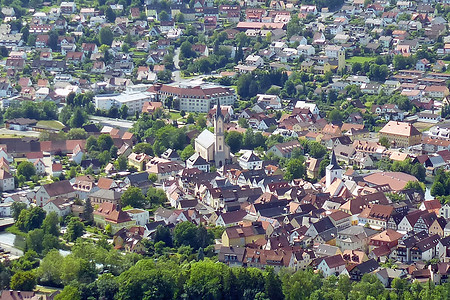 Blick auf die Altstadt von Ebermannstadt &ndash; (25.05.2014, VGN &copy;&nbsp;VGN GmbH)