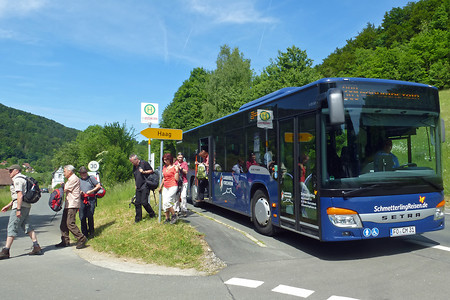 Ankunft mit dem Wiesenttal-Express (389) &ndash; (25.05.2014, VGN &copy;&nbsp;VGN GmbH)