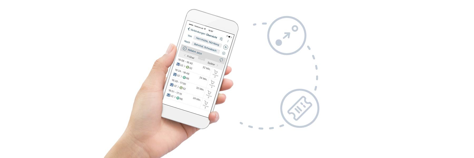 App VGN Fahrplan & Tickets