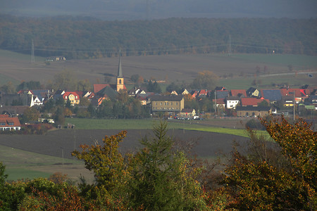 Blick zurueck nach Markt Bibart &ndash; (10.11.2016, VGN &copy;&nbsp;VGN GmbH)