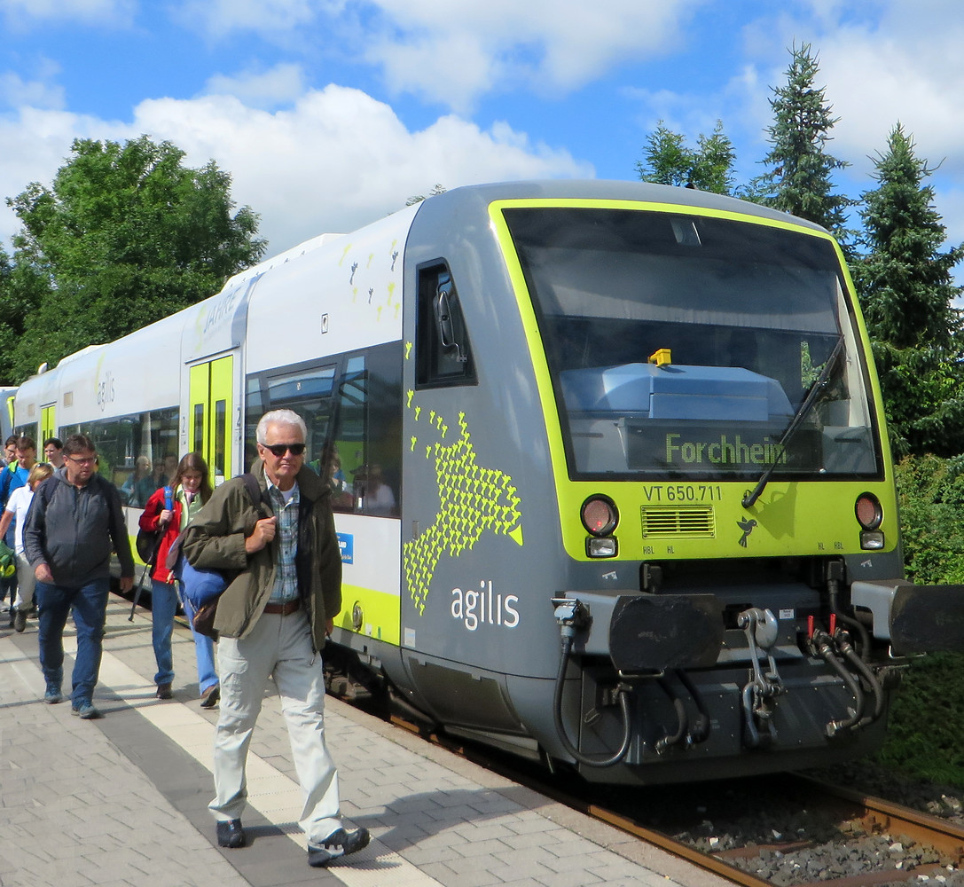 Umstieg in Ebermannstadt &ndash;  (17.08.2016, VGN &copy;&nbsp;VGN GmbH)