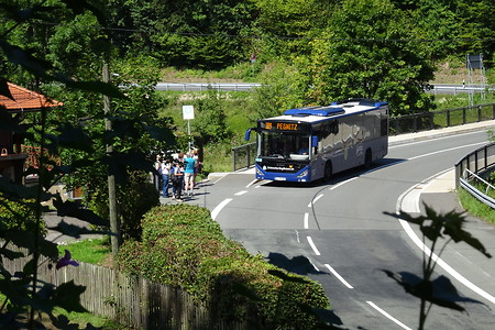 Linie 389 in Sachsendorf &ndash; (21.02.2020, S. Dassler &copy;&nbsp;VGN GmbH)