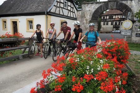 Freudiges Radeln &ndash; (10.08.2019, U. Buescher &copy;&nbsp;VGN GmbH)