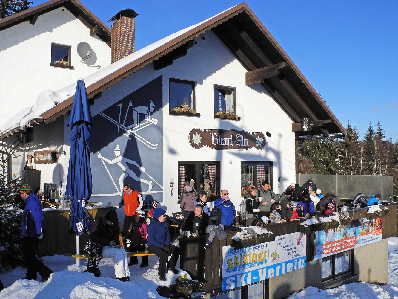 Bleaml Alm &ndash; Einkehrmöglichkeit und Schlittenberg vor der Haustür  (VGN &copy;&nbsp;VGN GmbH)