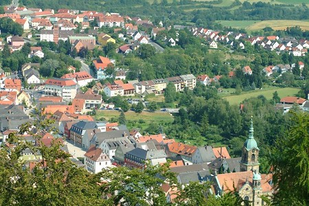 Pegnitz von oben &ndash; (12.02.2019, Touristinfo Pegnitz &copy;&nbsp;Touristinfo Pegnitz)