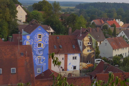 Blick aufs Künstlerviertel &ndash; (11.08.2019, G. Härer &copy;&nbsp;VGN GmbH)