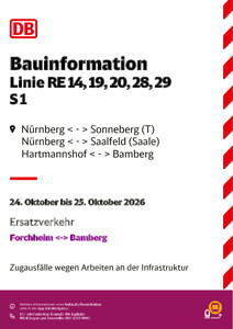 S1, RE 14, RE 19, RE 20, RE 28, RE 29: Zugausfälle & SEV