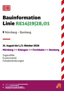 S1, RE 14, RE 19, RE 28: Späteren Abfahrtszeiten, Zugausfälle & SEV