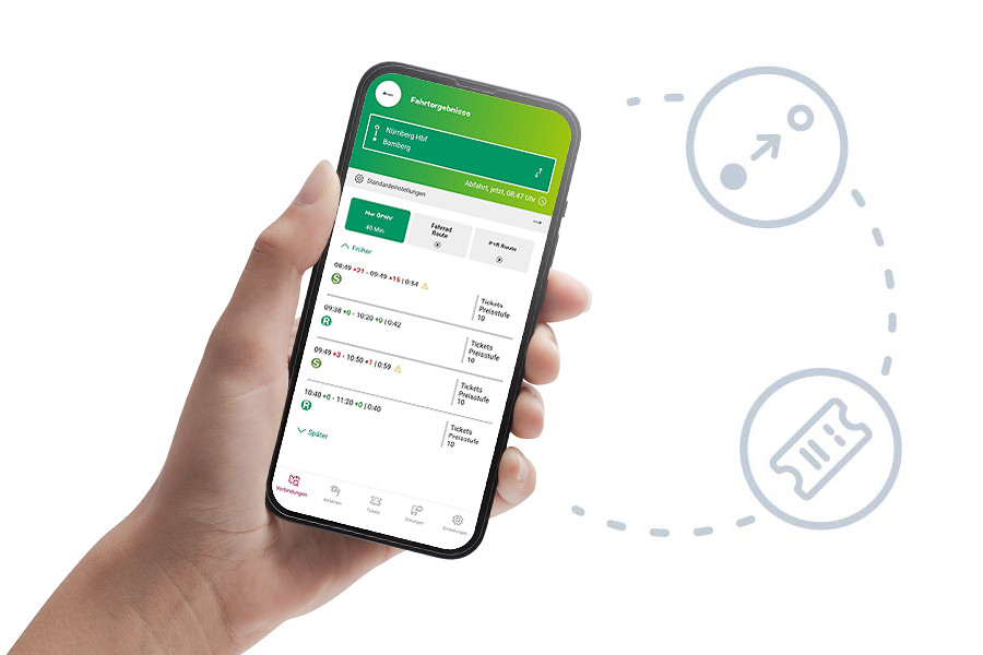 App VGN Fahrplan & Tickets