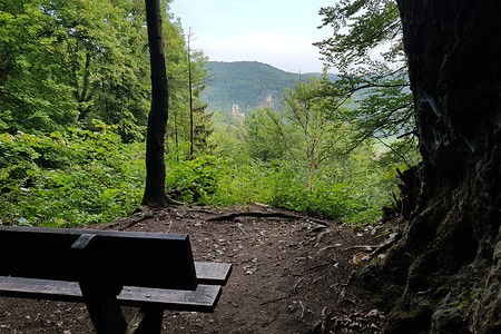 Ruhebank bei den Neideck Grotten &ndash; (28.08.2019, S. Dassler &copy;&nbsp;VGN GmbH)