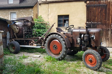 Alte Traktoren in Streitberg &ndash; (28.08.2019, S. Dassler &copy;&nbsp;VGN GmbH)