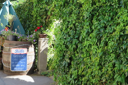 Eingang Biergarten Meisterbräu &ndash; (29.09.2015, VGN &copy;&nbsp;VGN GmbH)