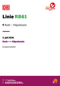 RB 61: Zugausfälle & SEV