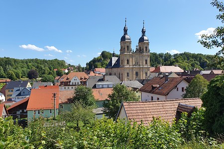 Blick auf die Basilika Gößweinstein &ndash; (18.08.2019, S. Dassler &copy;&nbsp;VGN GmbH)