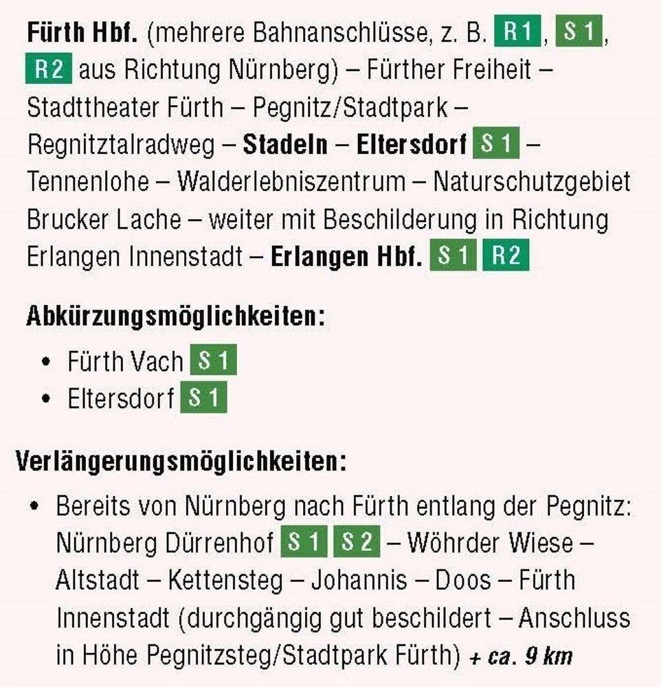 Wegverlauf Tour 2 &ndash;  (22.02.2018, VGN &copy;&nbsp;VGN GmbH)