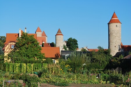 Stadtmauer mit Türmen &ndash; (Touristik Service Dinkelsbühl &copy;&nbsp;Touristik Service Dinkelsbühl)