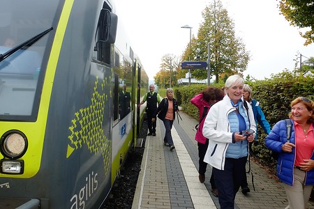 Ausstieg in Reckendorf &ndash; (09.02.2018, VGN &copy;&nbsp;VGN GmbH)