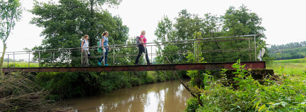 Gang über eine Brücke &ndash;  (16.08.2021, U. Buescher &copy;&nbsp;VGN GmbH)