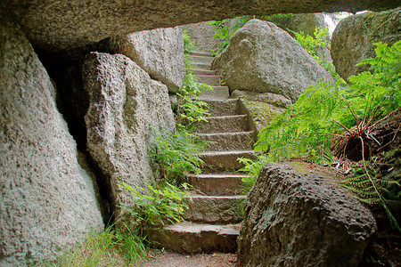 Treppen am Weißmainfelsen (EN) &ndash; (17.07.2011, VGN &copy;&nbsp;VGN GmbH)