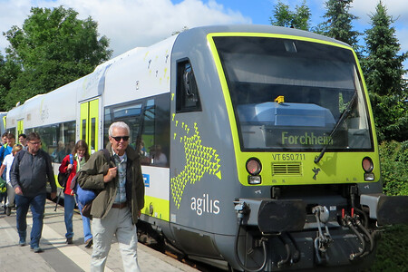 Umstieg in Ebermannstadt &ndash; (17.08.2016, VGN &copy;&nbsp;VGN GmbH)