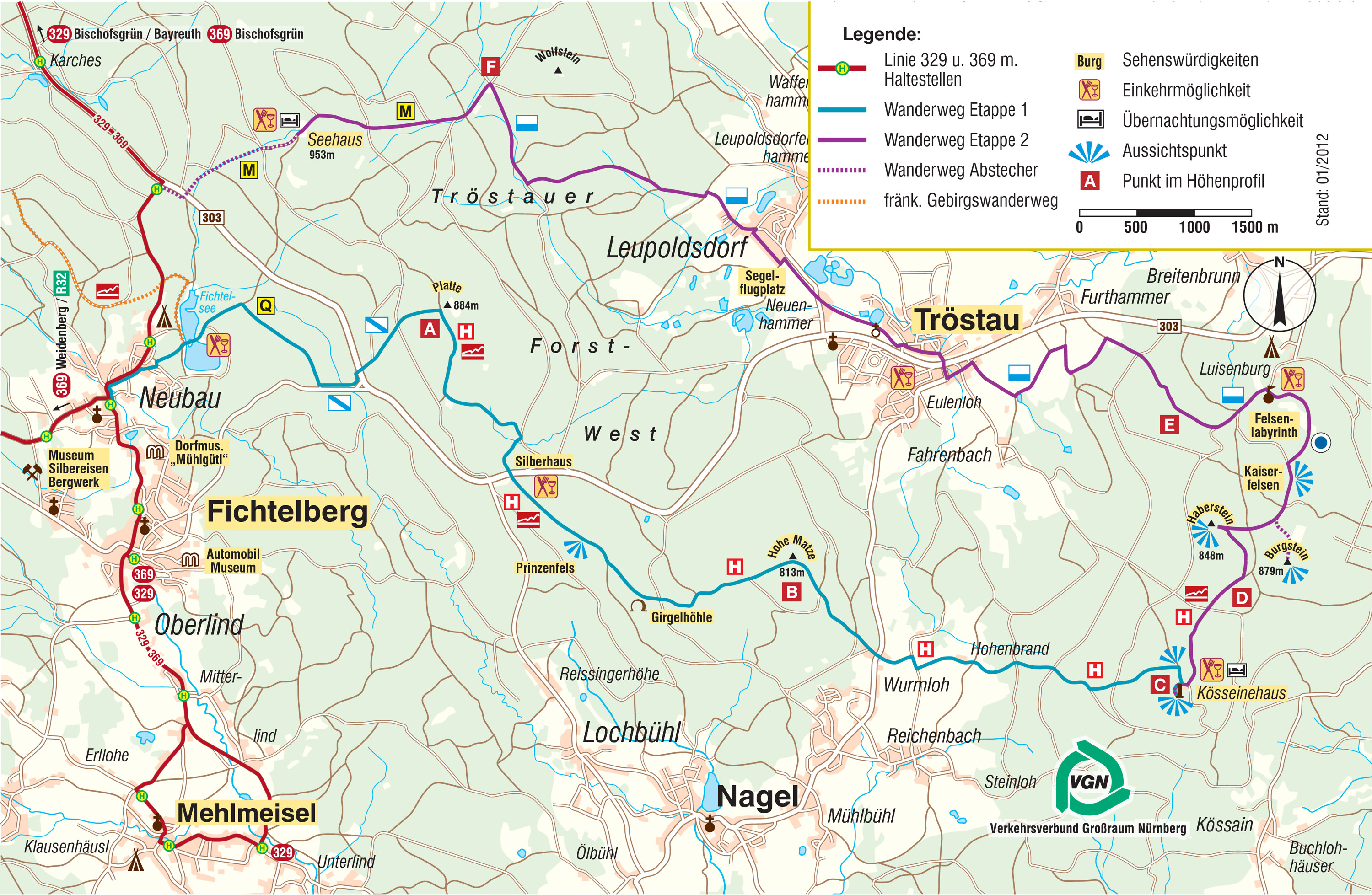 Huttentouren Im Fichtelgebirge Etappe 1 Vgn