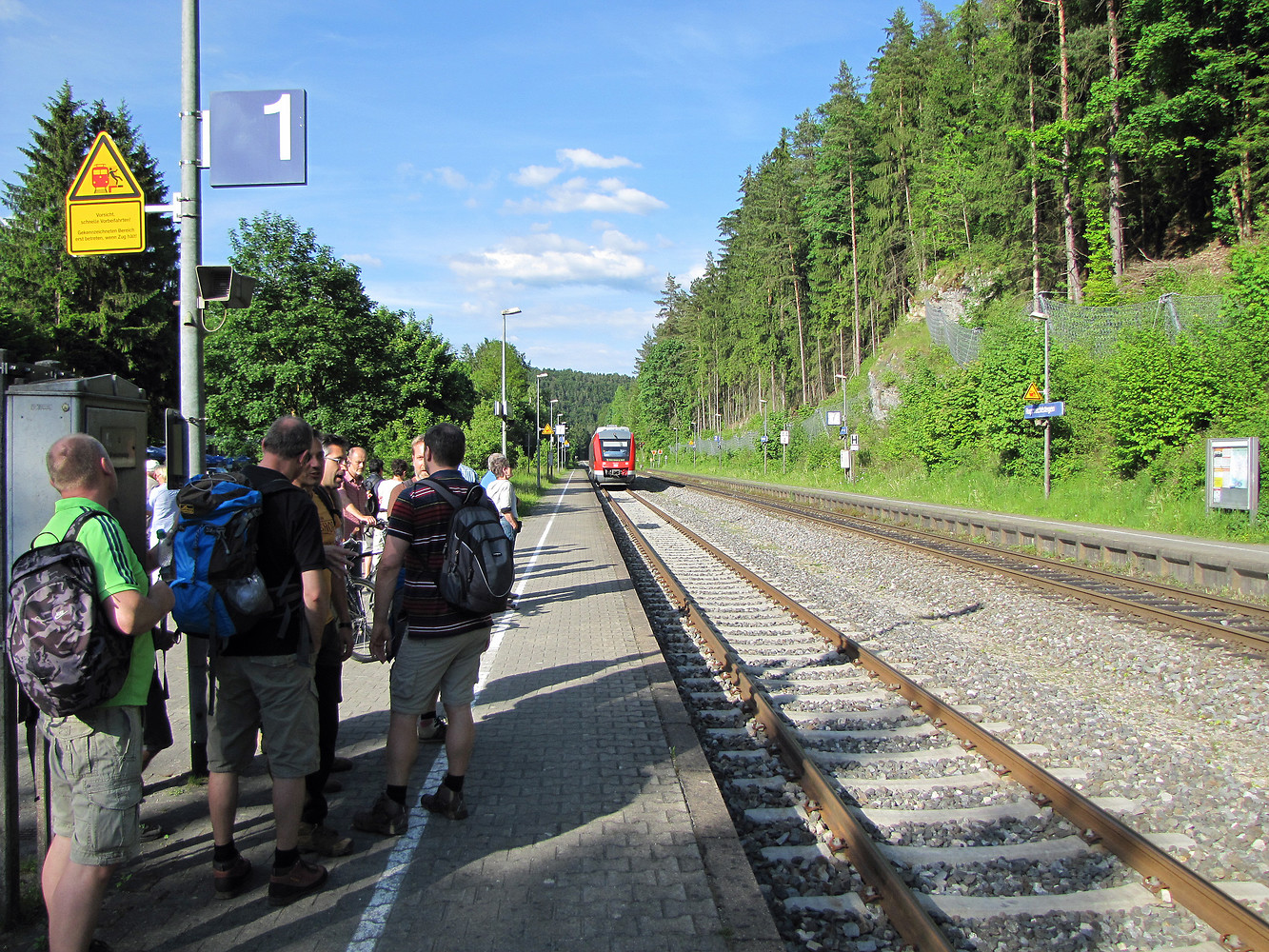 Am Bahnhof in Rupprechtstegen &ndash;  (25.05.2014, VGN &copy;&nbsp;VGN GmbH)