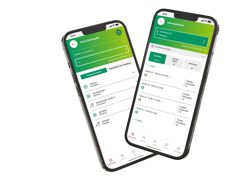 App VGN Fahrplan & Tickets