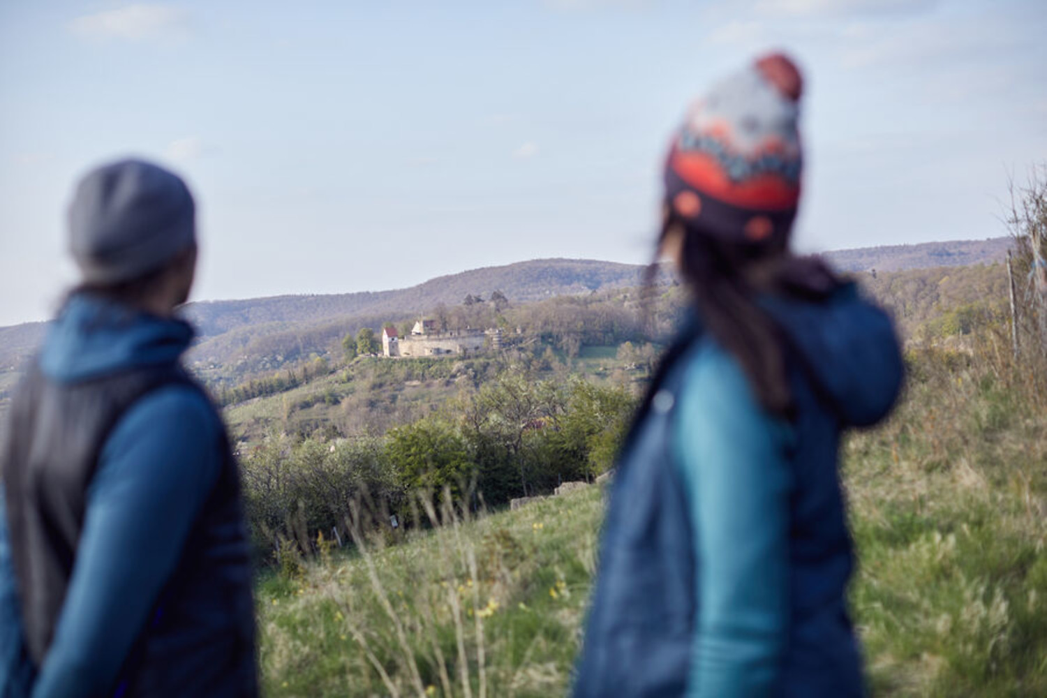 Blick auf die Burg Königsberg &ndash;  (22.04.2022, Andrea Gaspar-Klein &copy;&nbsp;VGN)