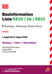 S1, S6, RB 12: Zugausfälle & spätere Abfahrtszeiten