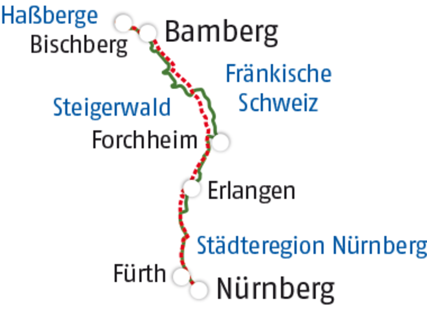 Route &ndash;  (VGN &copy;&nbsp;VGN GmbH)
