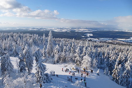 Blick vom Asenturm auf die Nordpiste &ndash; (10.02.2013, VGN &copy;&nbsp;VGN GmbH)