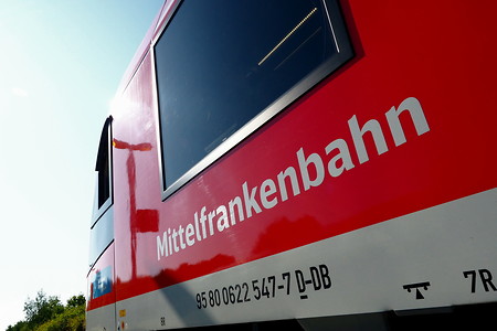 Mittelfrankenbahn &ndash; (04.09.2019, U. Buescher &copy;&nbsp;VGN GmbH)
