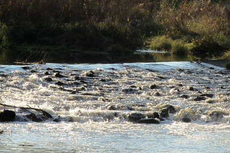 Die Rednitz in Georgensgmünd &ndash; (02.11.2016, VGN &copy;&nbsp;VGN GmbH)
