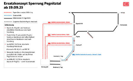 Sperrung Pegnitztal - Ergänzende Informationen