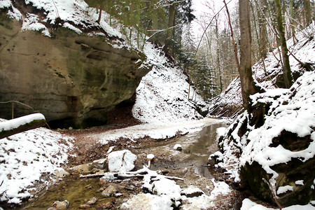Sandsteinschlucht &ndash; (26.01.2013, VGN &copy;&nbsp;VGN GmbH)
