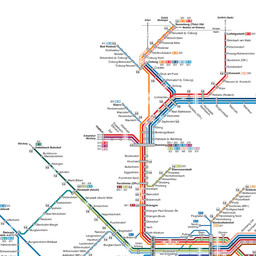 Schienennetz Gesamtraum | VGN