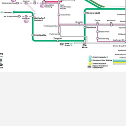 Liniennetz Fürth | VGN